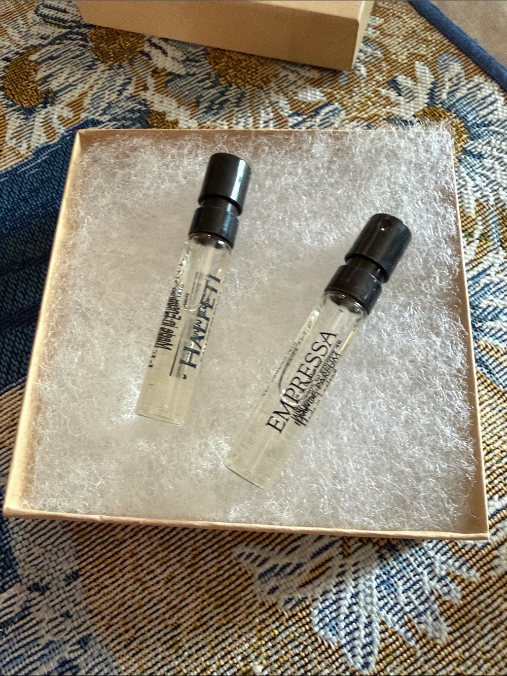Empressa + Halfeti Penhaligons Clear Glass Sample Set